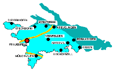 Map of Canton Thurgau