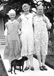 Elise Freienmuth, Marie Quast Freienmuth, and Louisa Ernst Freienmuth