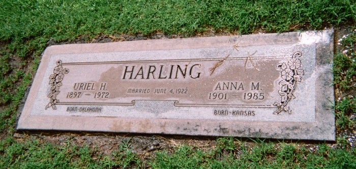 Uriel H. and Anna M. Harling